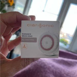 Clarisonic radiance brush head x2